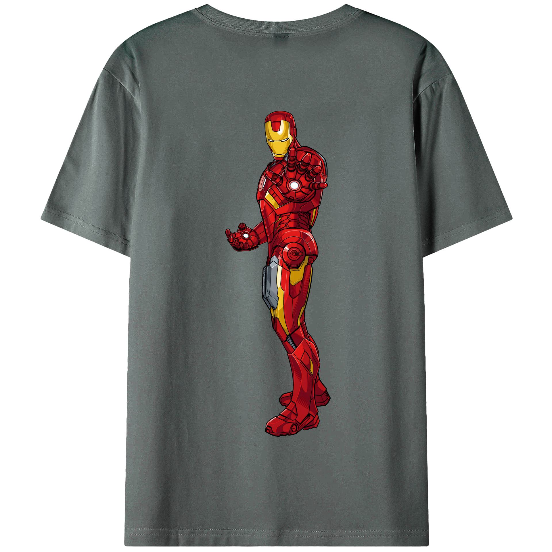 （画像用） アベンジャーズ The Avengers 綿100％半袖Tシャツ（背面プリント）